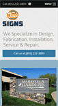 Mobile Screenshot of davessigns.com